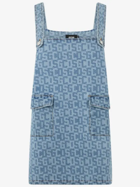 GCDS monogram denim dress