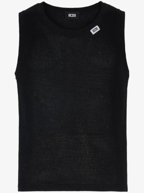GCDS knitted tank top