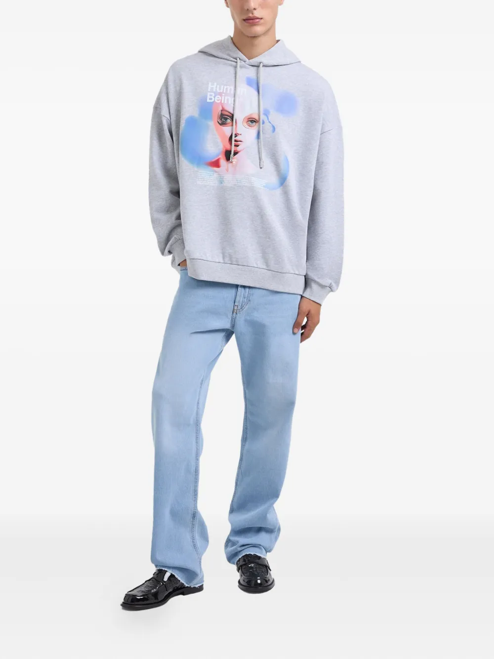GCDS graphic-print cotton hoodie | Hoodies | Image 2