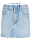 GCDS Chocker denim skirt - Blue