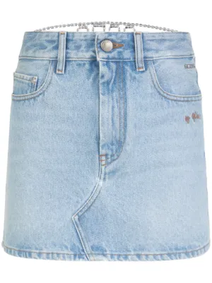 DSQUARED2 ダメージ デニムミニスカート | ブルー | FARFETCH JP