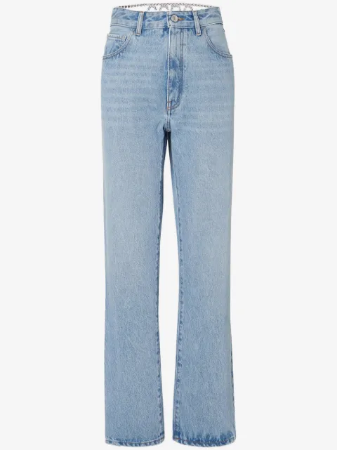 GCDS Chocker straight-leg jeans