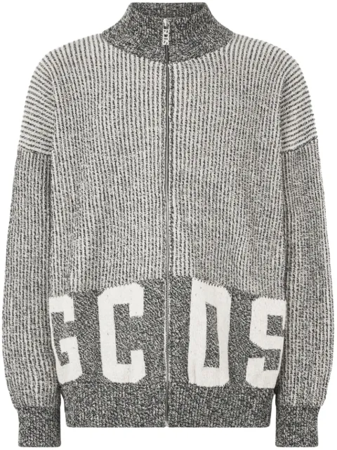 GCDS Cardigan com logo