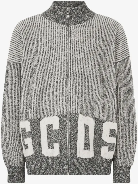 GCDS logo cardigan