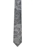 GCDS Hello Kitty jacquard-print tie - Black