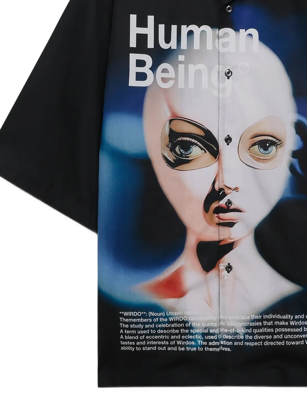 GCDS graphic-print cotton shirt | Image 2