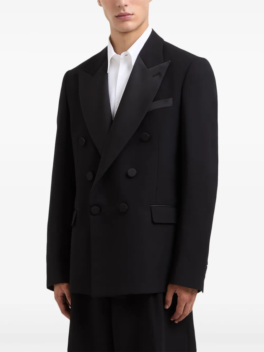 GCDS Satijnen blazer Zwart