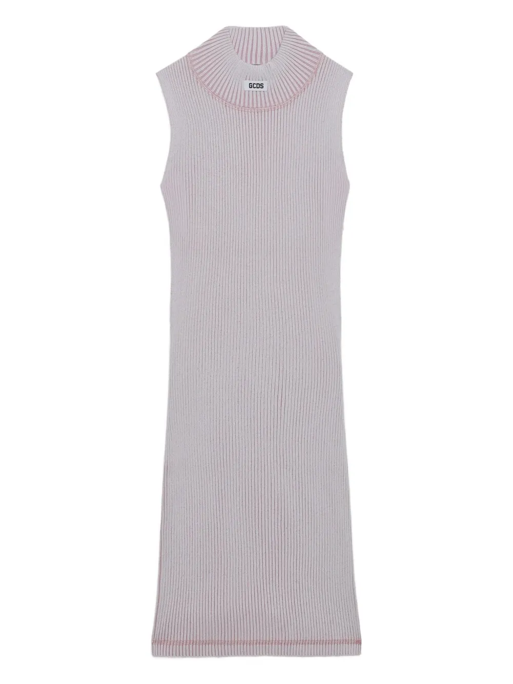 GCDS rib-knit midii dress | Purple | Image 1