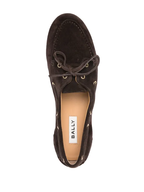 【関税込み】Bally ブラウン Plume デッキシューズ Bally Plume デッキシューズ | ブラウン | FARFETCH JP