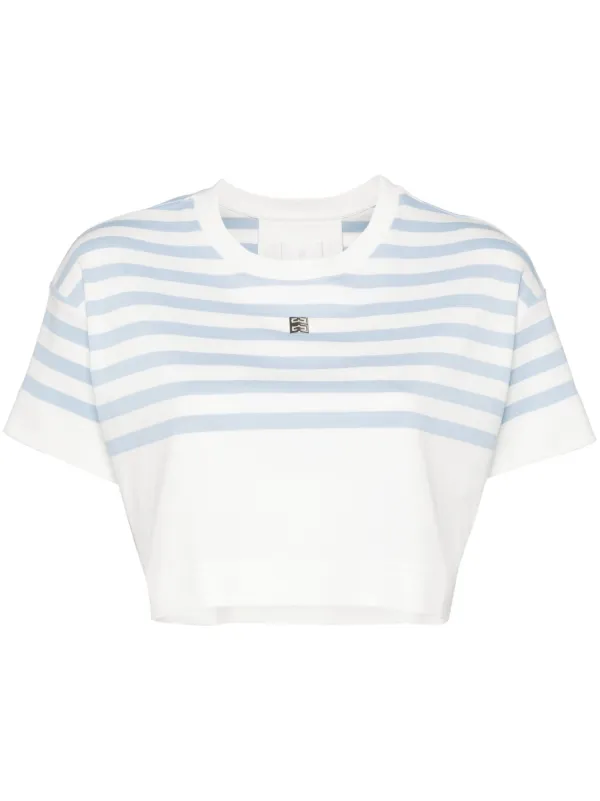 Givenchy 4G Striped T-shirt | White | FARFETCH JO