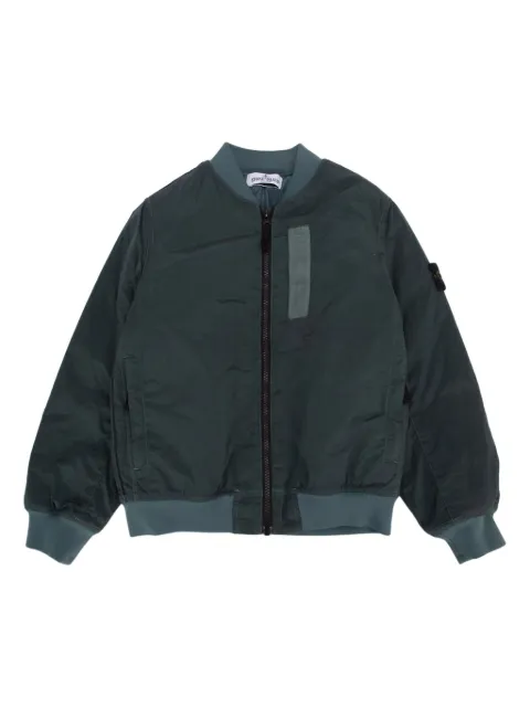 Stone Island Junior Compass-badge bomber jacket