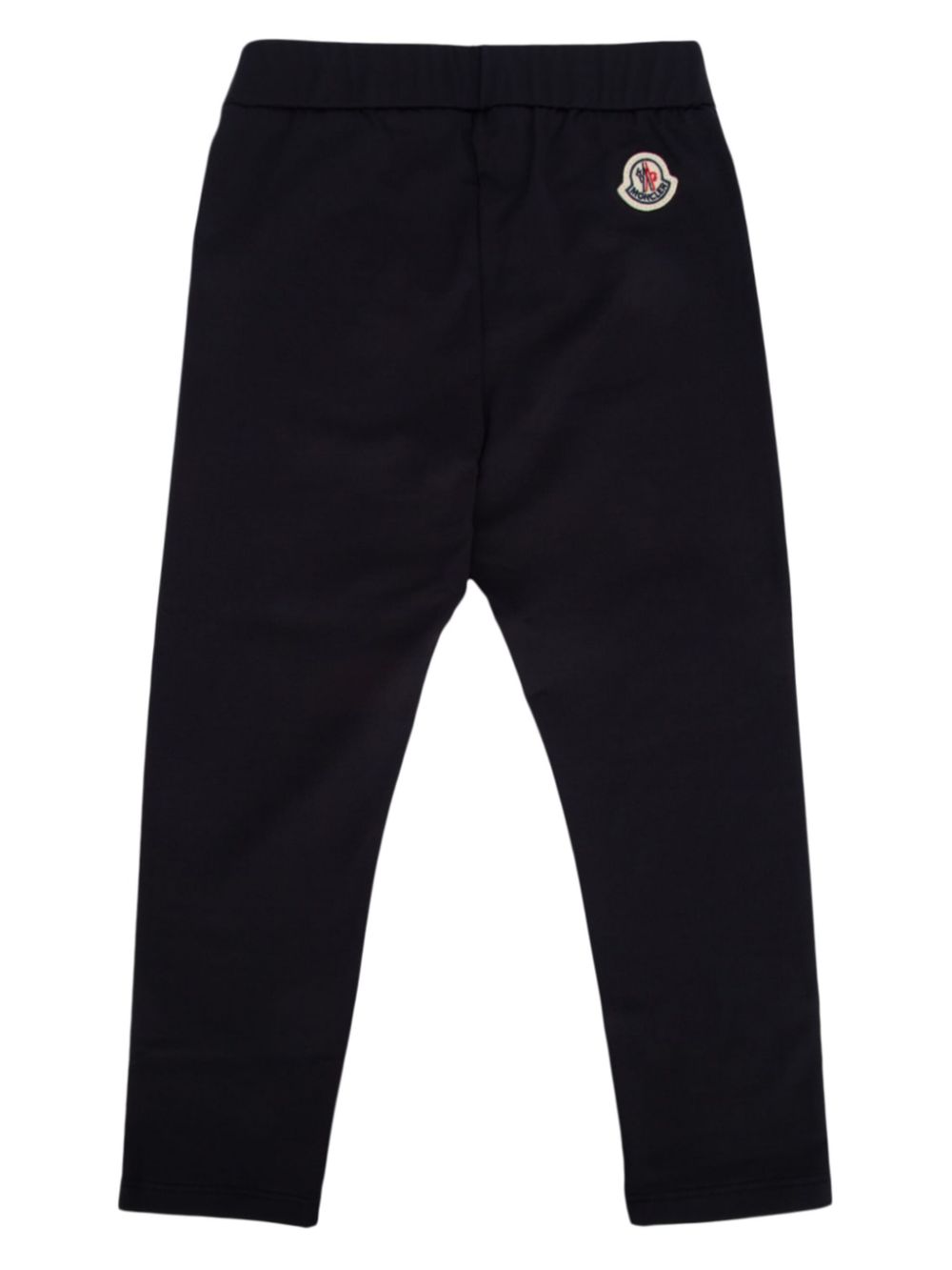 Moncler Enfant logo-patch stretch leggings - Zwart