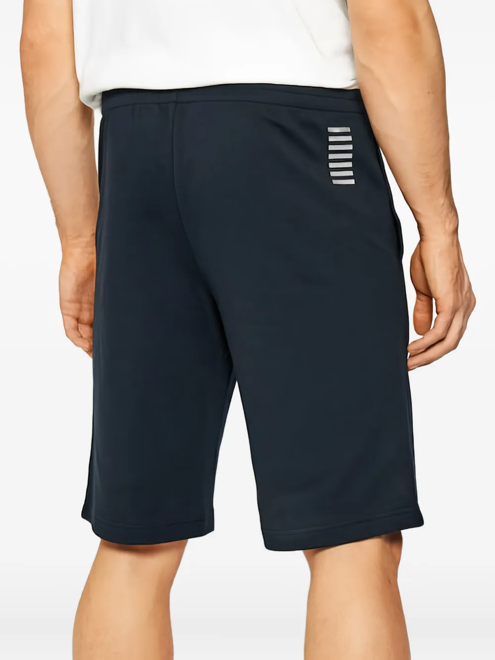 Ea7 Emporio Armani logo-print shorts Blauw