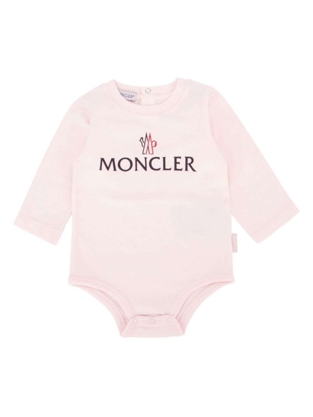 Moncler Enfant Romper met logoprint Wit