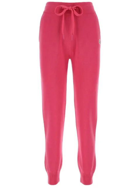 Moncler logo-appliqué track pants