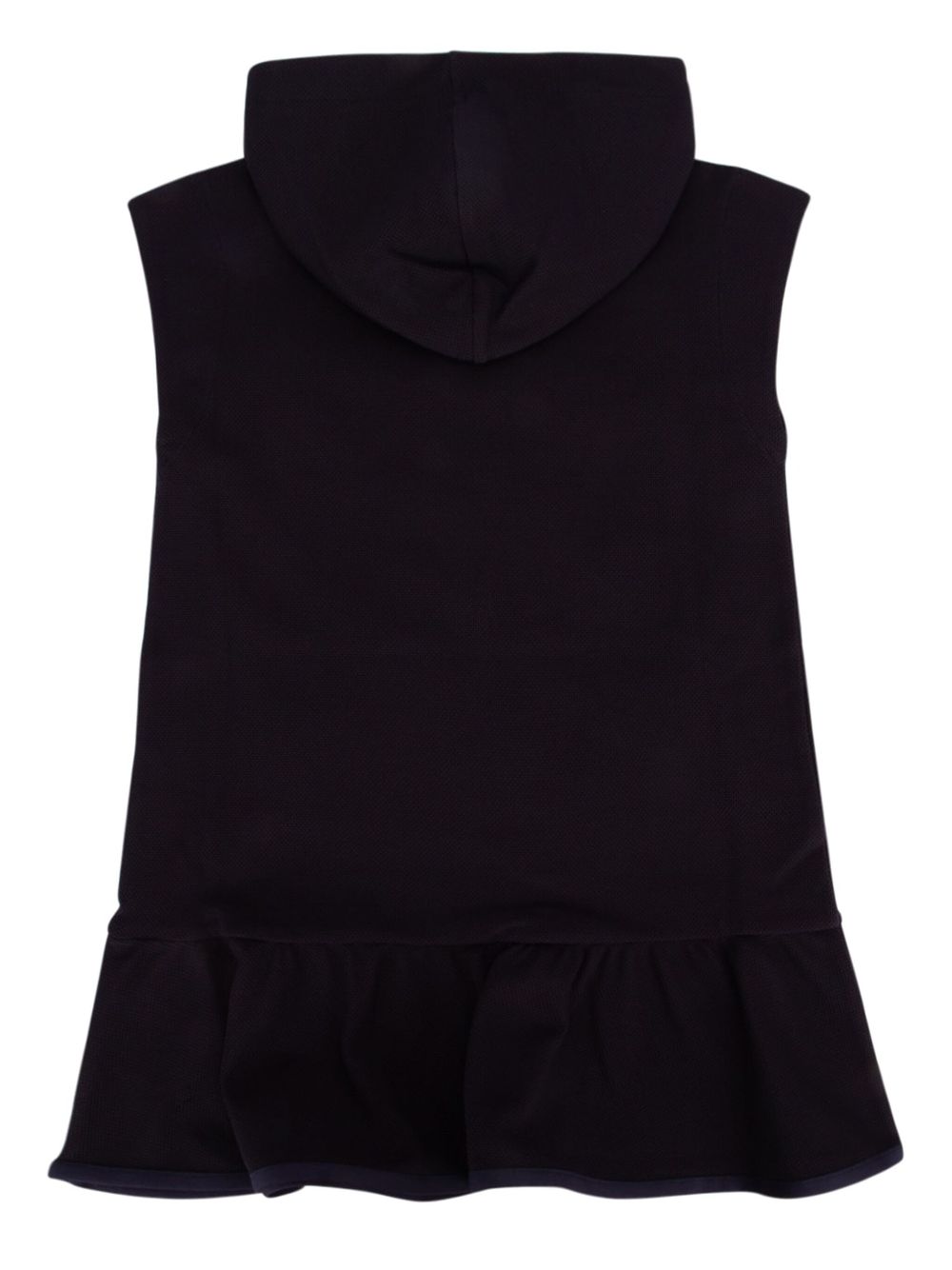 Moncler Enfant sleeveless hoodie dress - Blauw