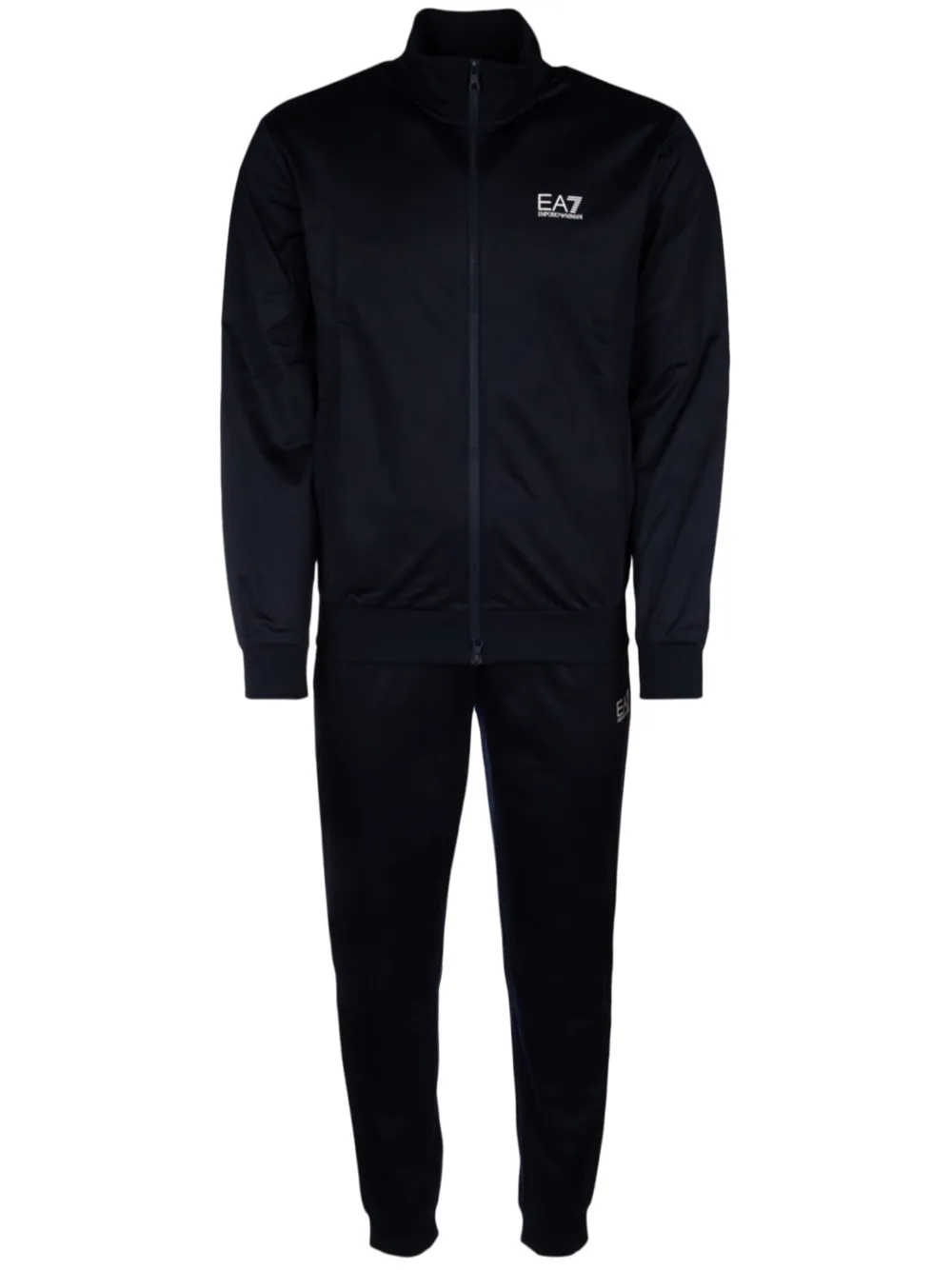 Ea7 Emporio Armani Trainingspak met logo op de borst Blauw