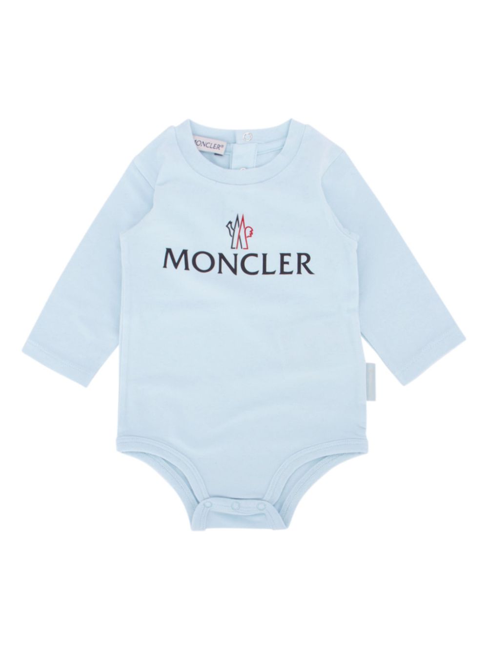 Moncler Enfant Romper met logoprint Wit