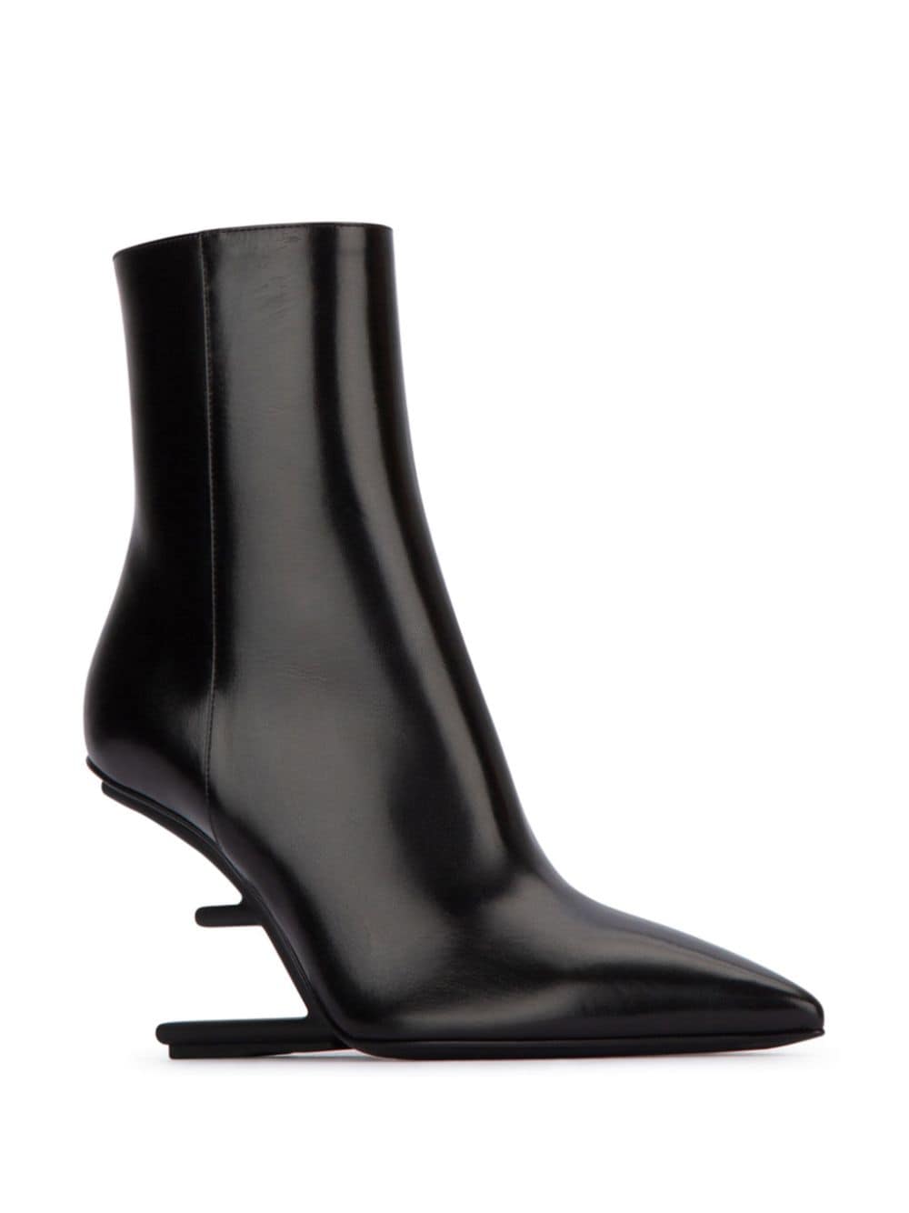 FENDI 95mm sculpted-heel boots - Zwart