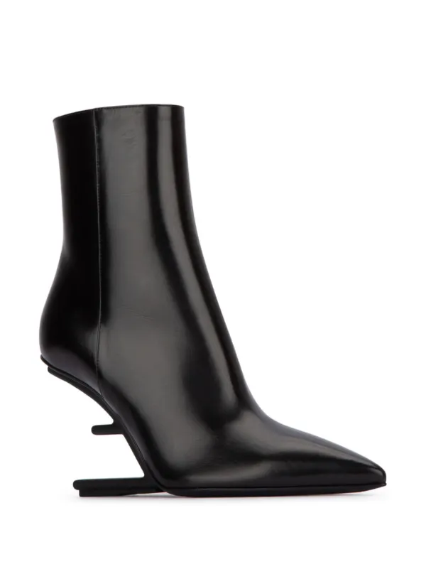 FENDI 95mm sculpted-heel Boots | Black | FARFETCH