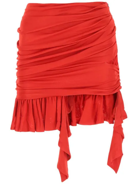 ANDREĀDAMO ruffle-detailing mini skirt 