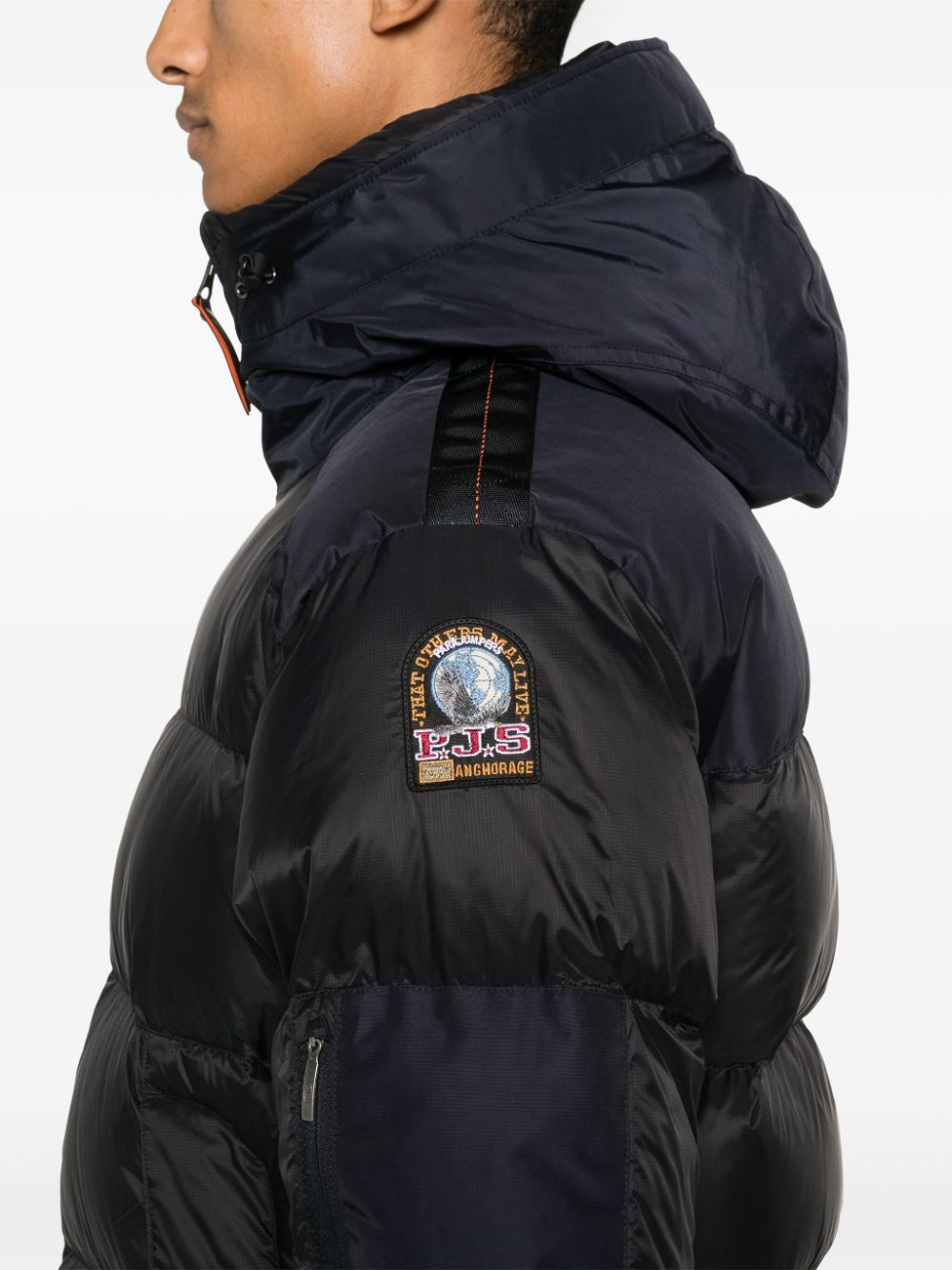 Shop Parajumpers Tyrik Puffer Jacket In Blue