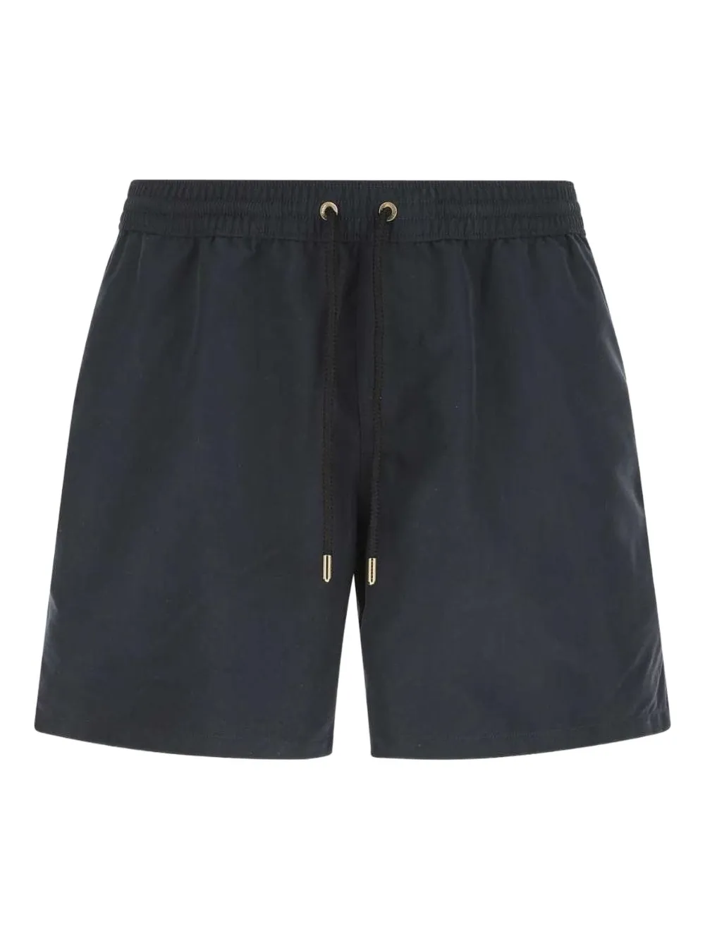 Agnona Black Polyester Swimming Shorts In Black