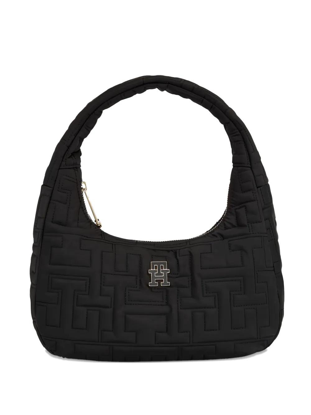 Tommy Hilfiger Shopper met logoplakkaat Zwart