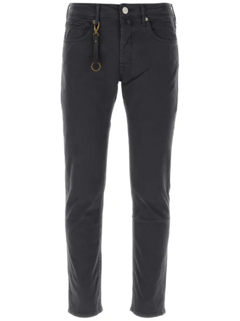 Incotex logo-patch straight-leg jeans