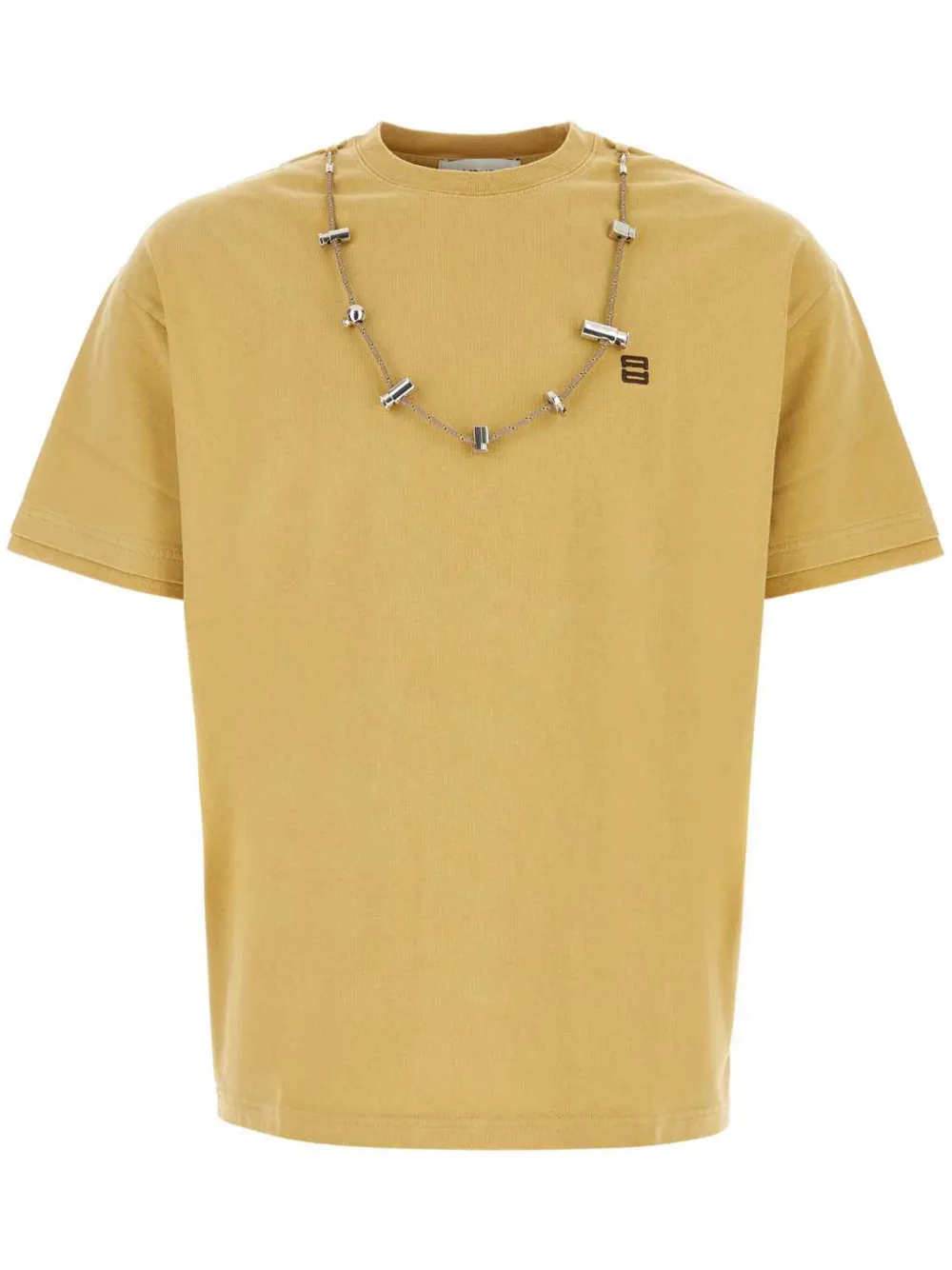 AMBUSH T-shirt verfraaid met halsketting Bruin