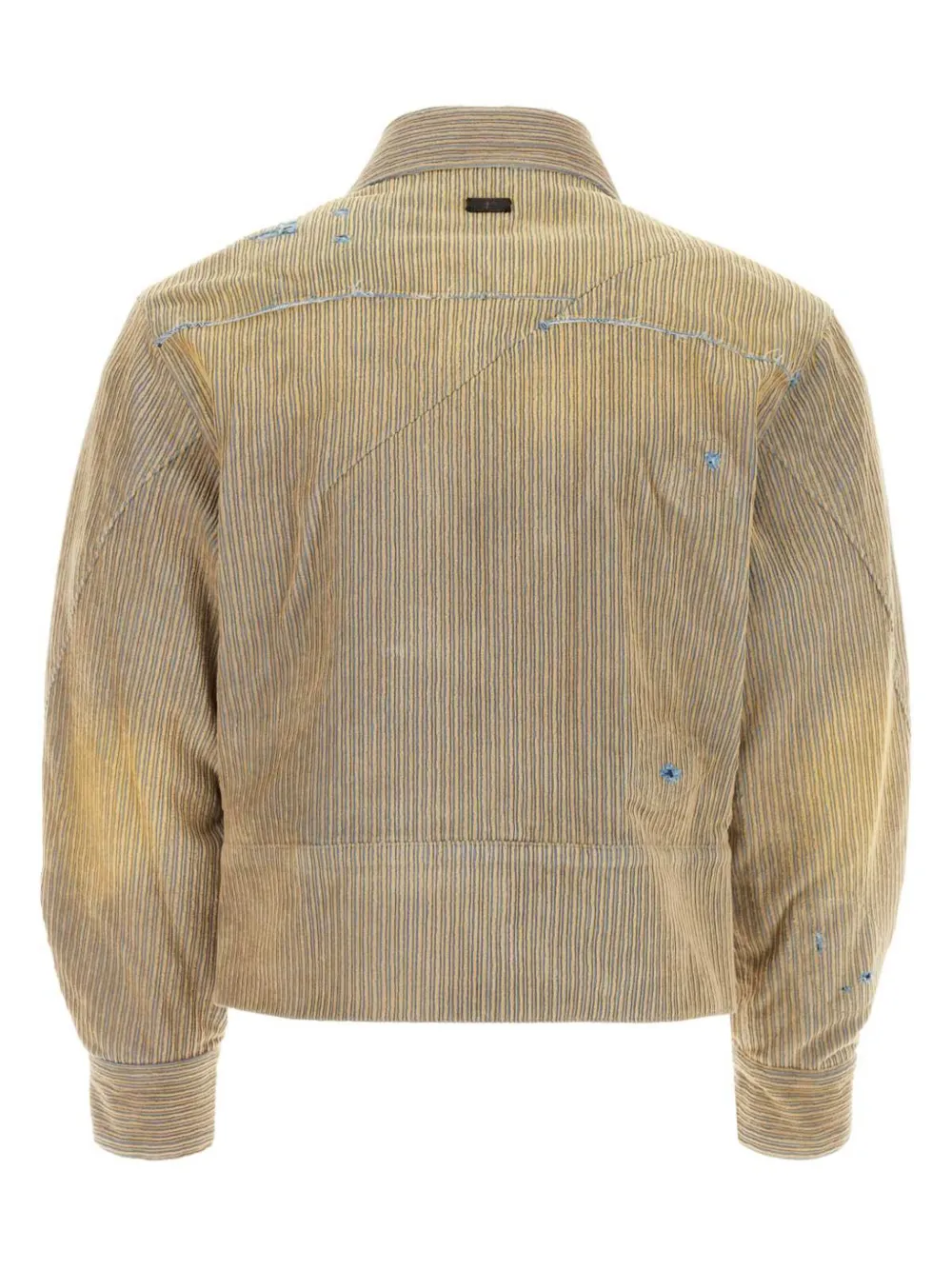 Ader Error Carid Aging Trucker Jacket In Neutrals
