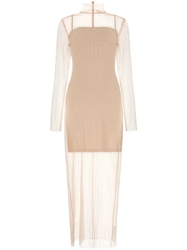 【関税&送料込】Givenchy Pink Lace 4G Long Dress 24670632_54789716_600.jpg