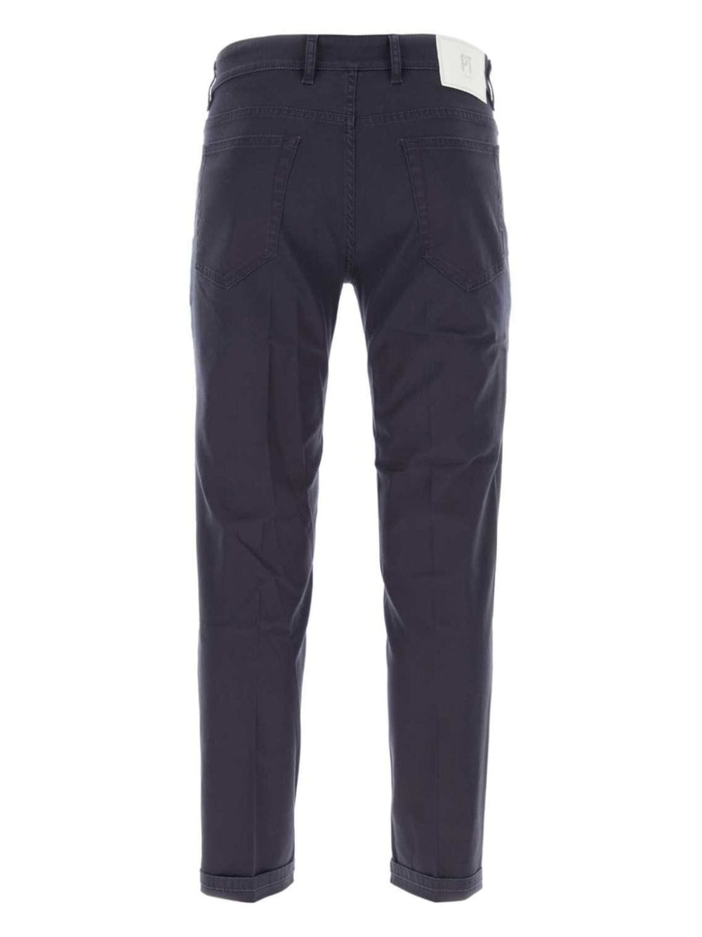 PT Torino Broek met toelopende pijpen en logopatch - Blauw