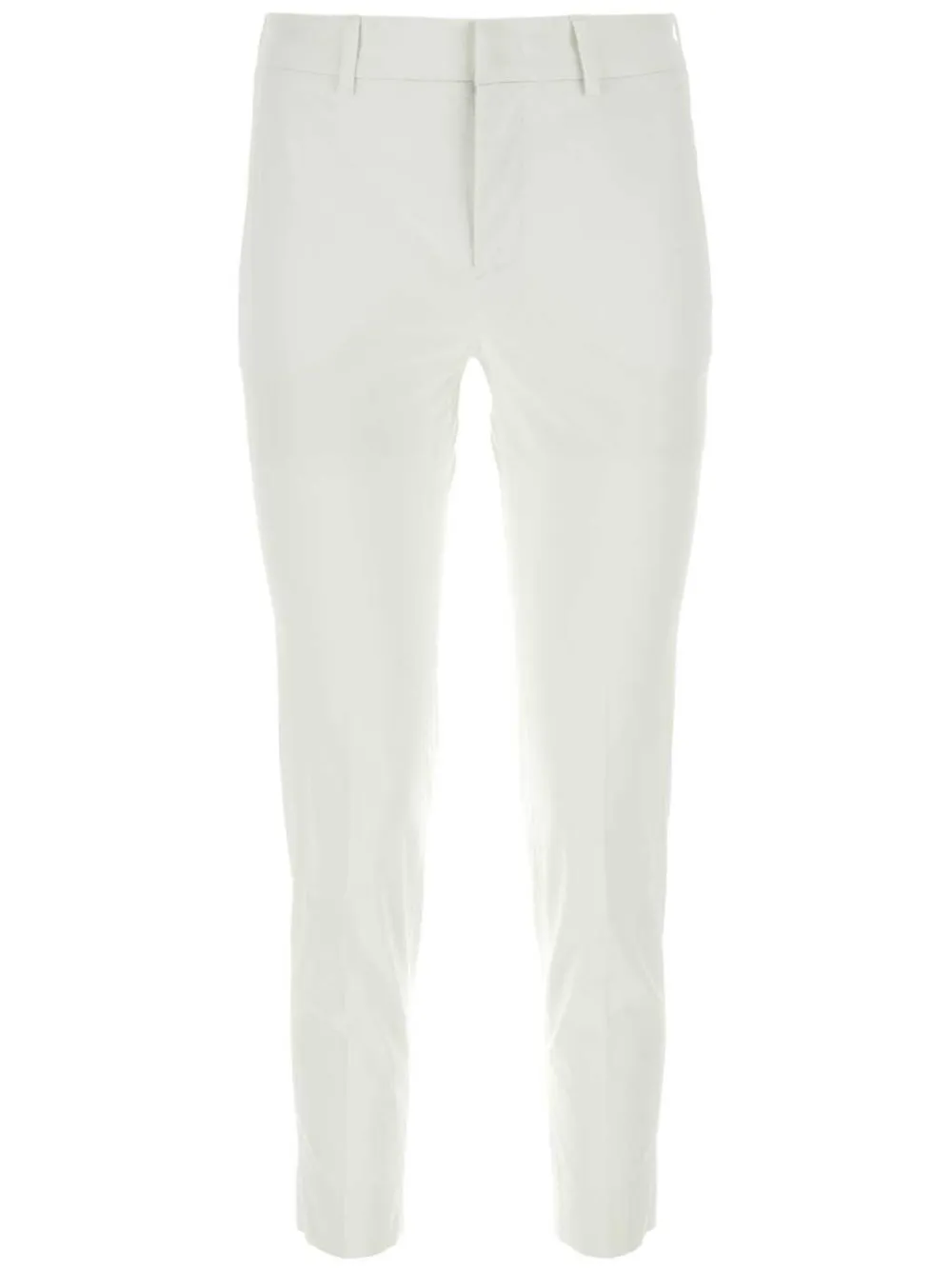 PT Torino New York broek met toelopende pijpen Wit
