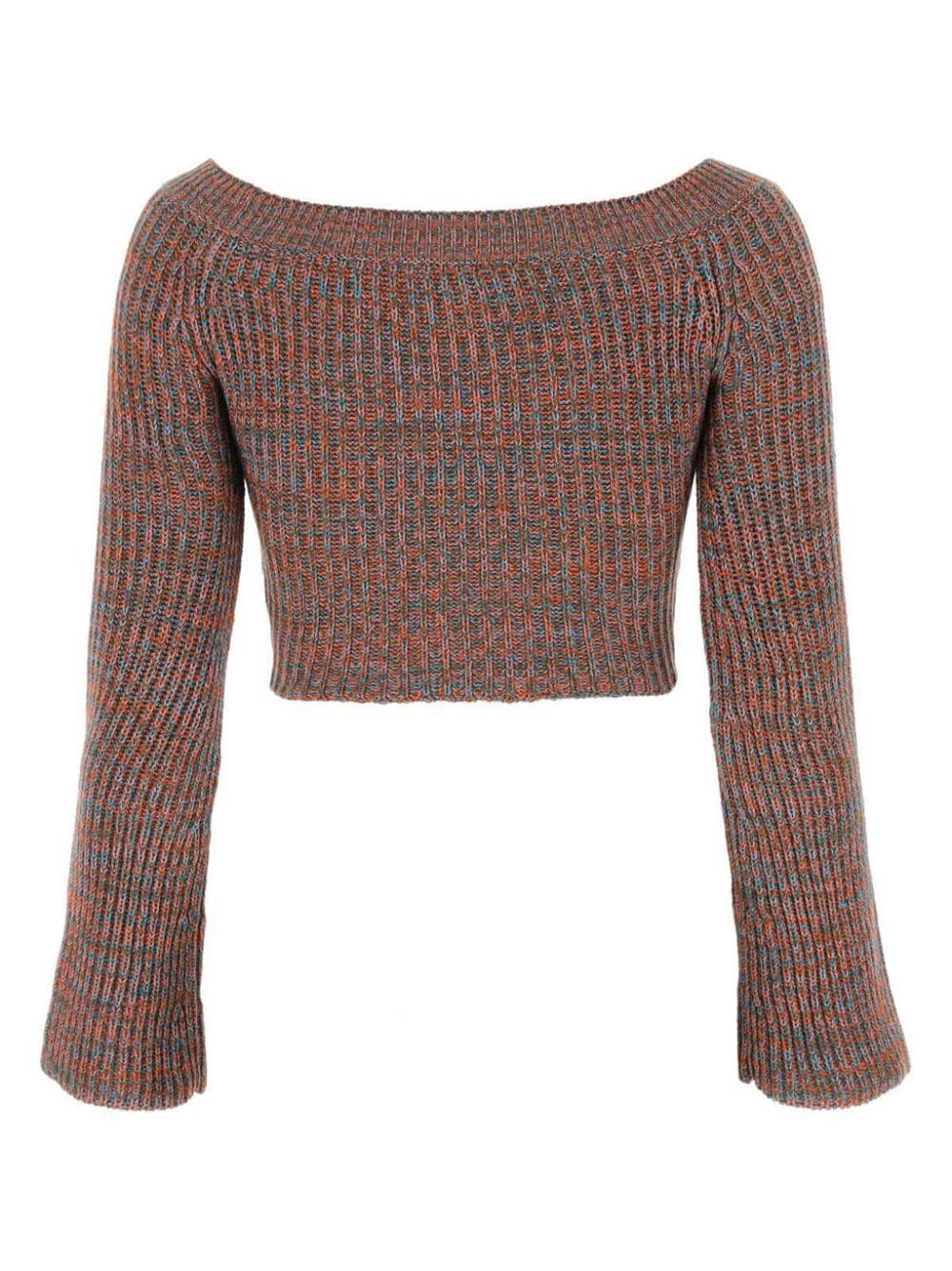 Chloé cropped jumper - Roze