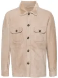 Barba leather jacket - Neutrals