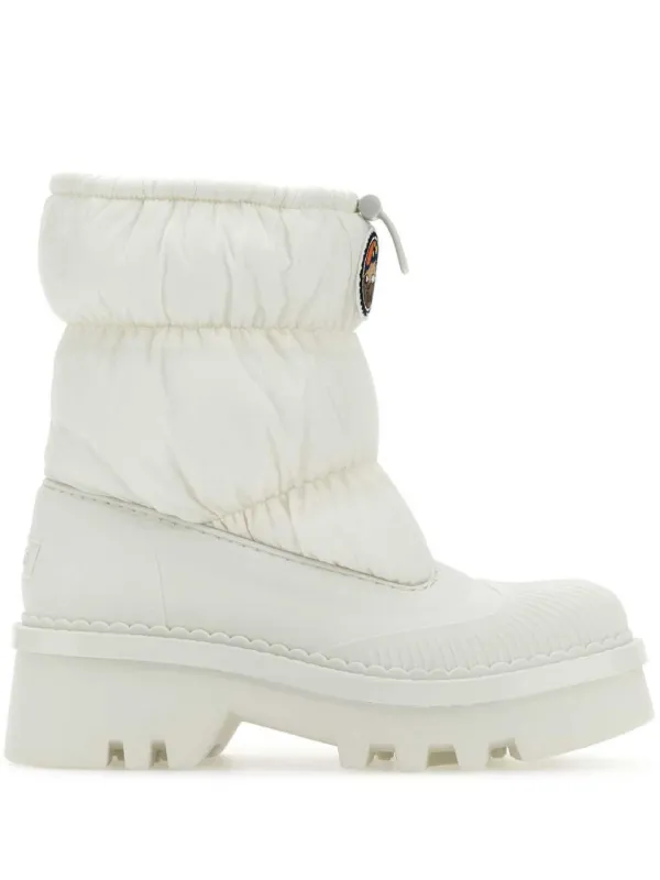 Chloe white booties online