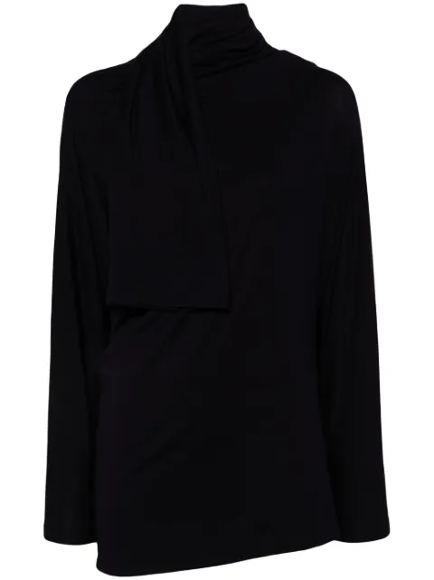 Issey Miyake asymmetric neck T-shirt