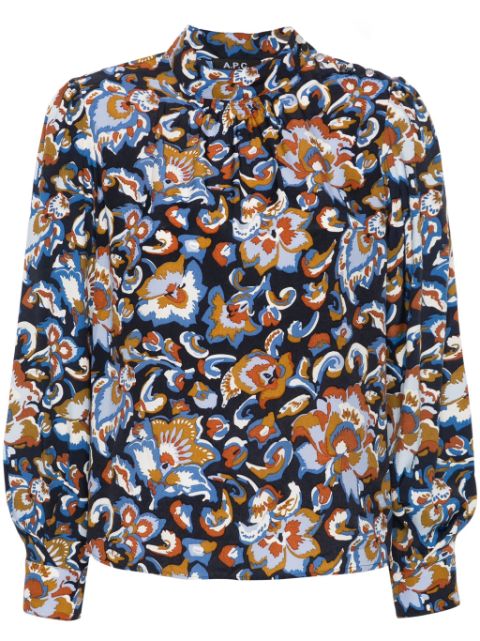 A.P.C. floral-print blouse Women