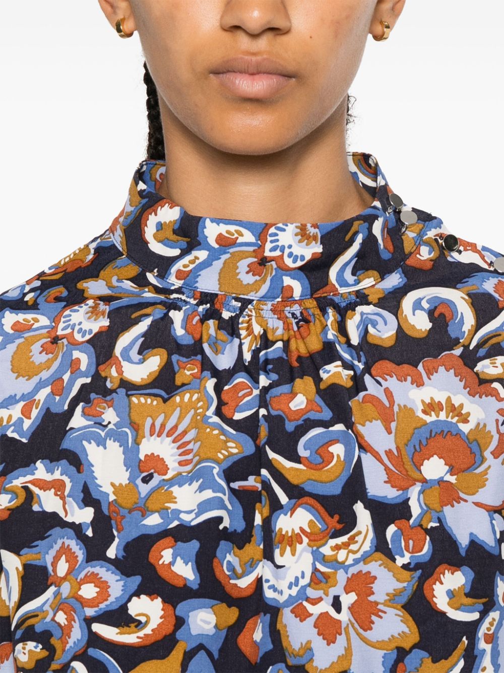 A.P.C. floral-print blouse Women