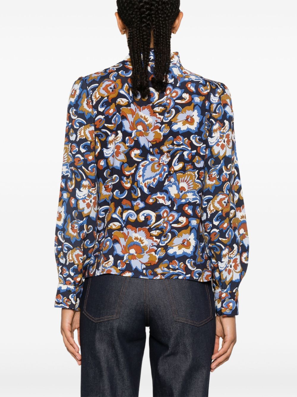 A.P.C. floral-print blouse Women