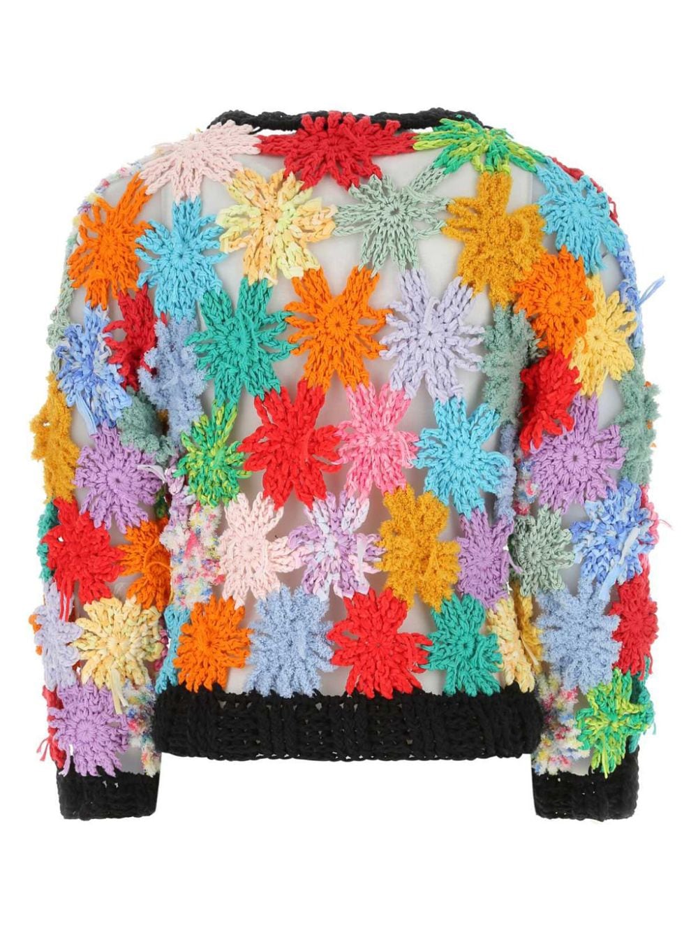 CAVIA floral-embroidered sweater - Oranje