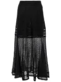 Chloé flared maxi skirt - Black