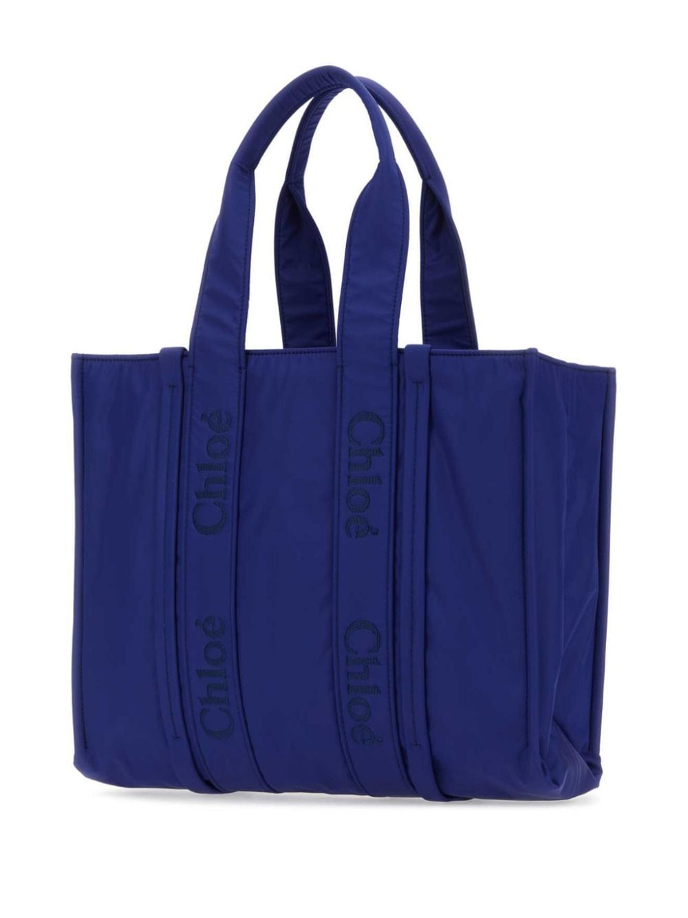 Shop Chloé Woody Shopping Bag In Blue