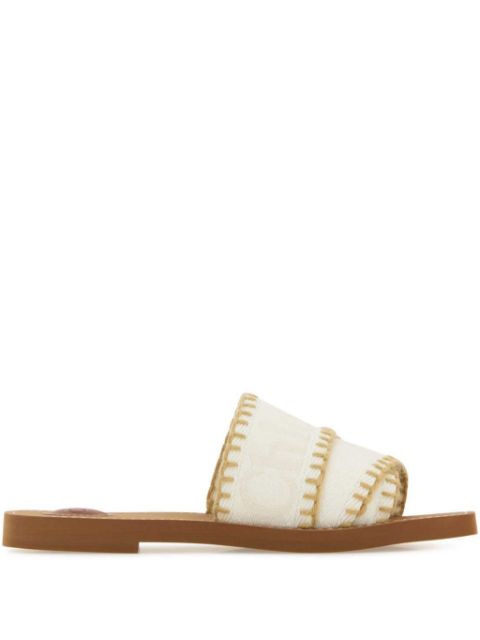 Chloé canvas Woody slippers