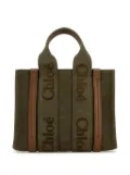 Chloé Woody shopping bag - Green