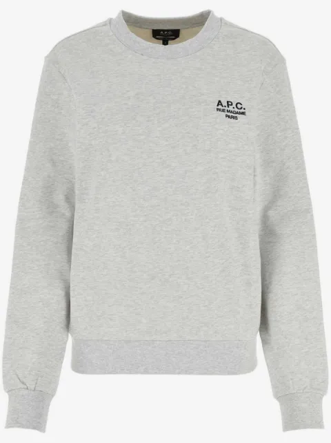 A.P.C. меланжевая толстовка