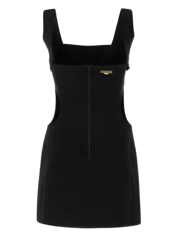 Marine Serre cut-out Mini Dress | Black | FARFETCH