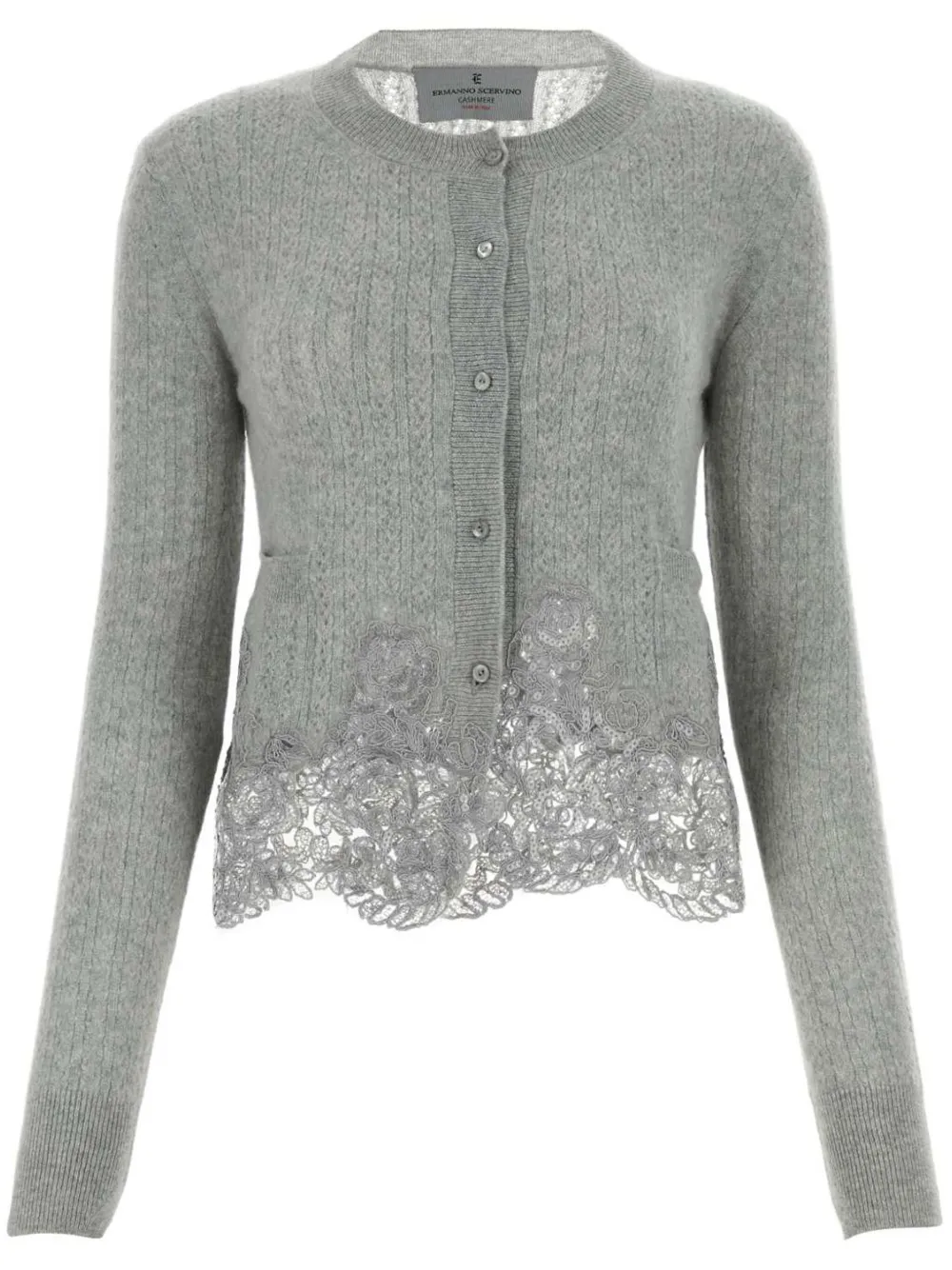 Ermanno Scervino Kasjmier vest Grijs