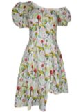 LIYA Liya floral-print cotton dress - White